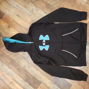 Under Armour Black and Blue Hoodie
